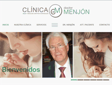 Tablet Screenshot of clinicadoctormenjon.com